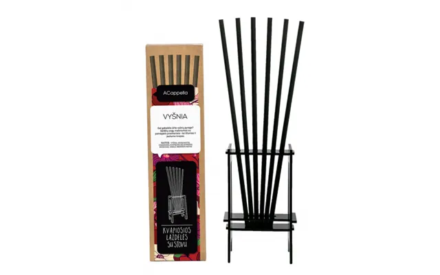 Acappella Acappella Home Parfume Incense Sticks With A Stand 6 Pcs Cherry