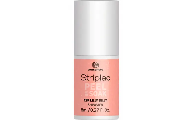 Alessandro Alessandro Striplac Peel Or Soak 8ml 129 Lilly Billy - Shimmer