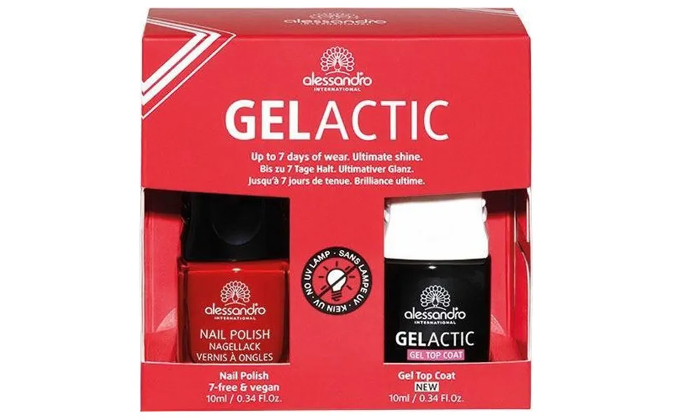 Alessandro Gelactic Nail Set Secret Red