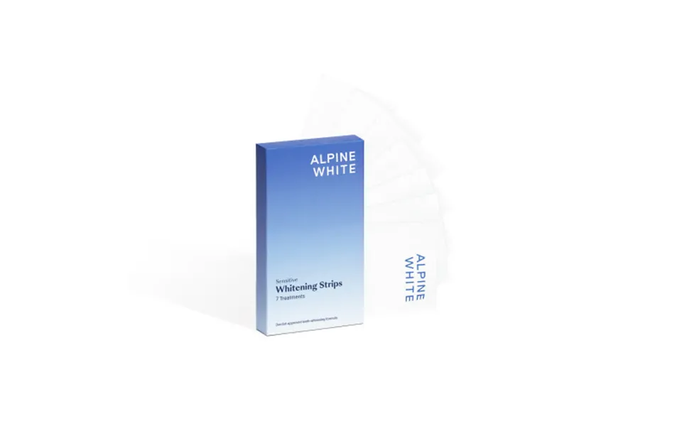 Alpine White Whitening Strips Sensitive 7pcs
