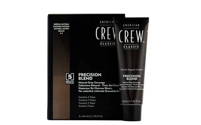 American Crew American Crew Precision Blend Natural Gray Hair Coverage Natural Braun 4-5 3x40ml Medium Natural
