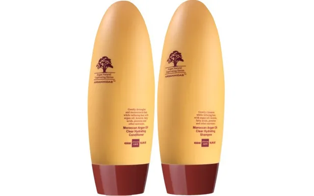 Arganmidas Moroccan Argan Oil Clear Hydrating Shampoo And Conditioner Set