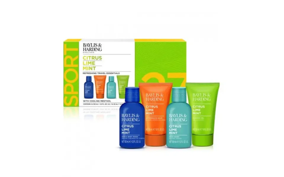 Baylis & Harding Citrus - Lime & Mint Men's Refreshing Travel Essentials Gift Set