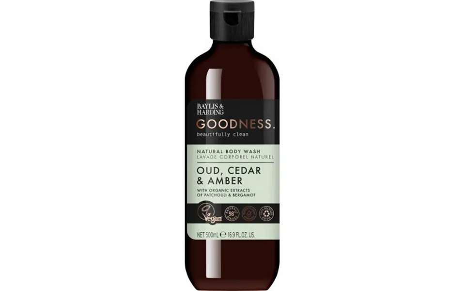 Baylis & Harding Goodness Body Wash Oud - Cedar & Amber