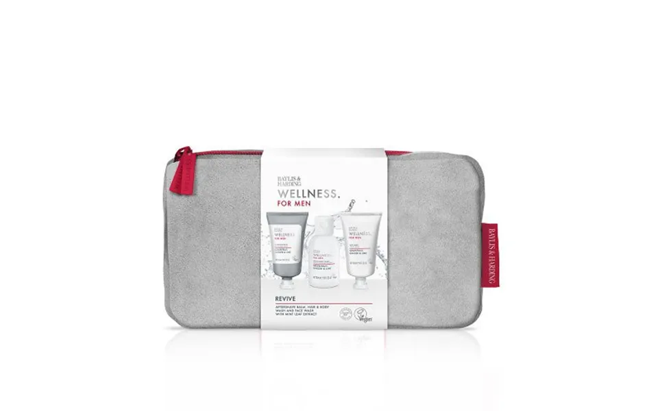 Baylis & Harding Wellness For Men Revived & Ready Wash Bag Gift Set