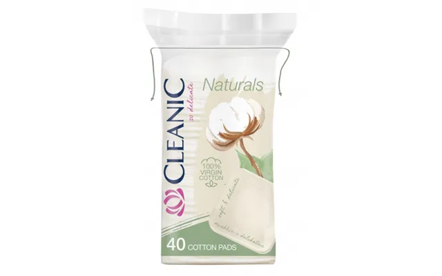 Cleanic Cleanic Pure Effect Virgin Cotton Square Pads 40vnt.