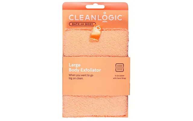 Cleanlogic Bath & Body Large Body Exfoliator Coral