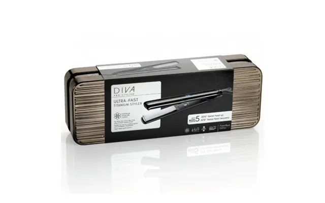 Diva Pro Styling Ultra Fast Titanium Professional Straightener 1pcs product image
