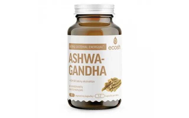 Ecosh Ashwagandha With Ksm-66 400 Mg Dietary Supplement 90 Capsules product image