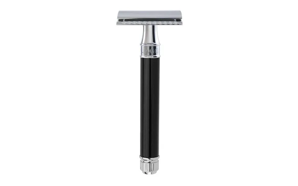Edwin Jagger Long Chrome Lined De Safety Razor Black
