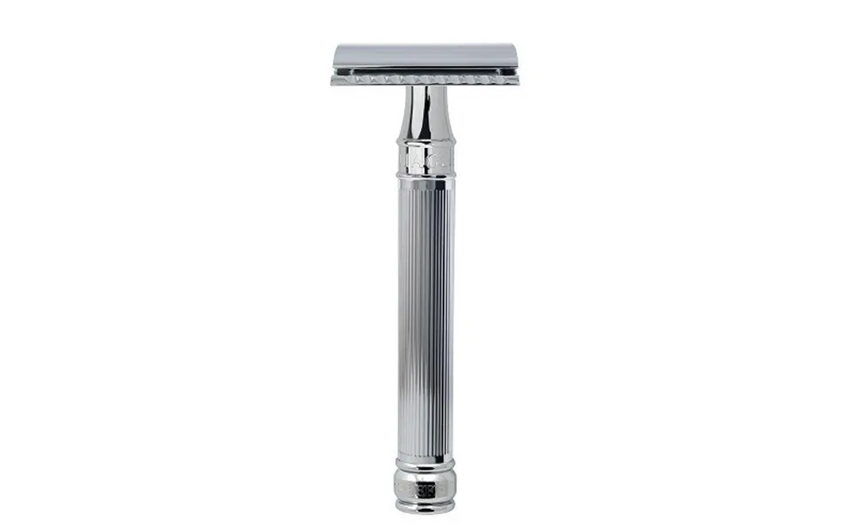 Edwin Jagger Long Chrome Lined De Safety Razor Chrome