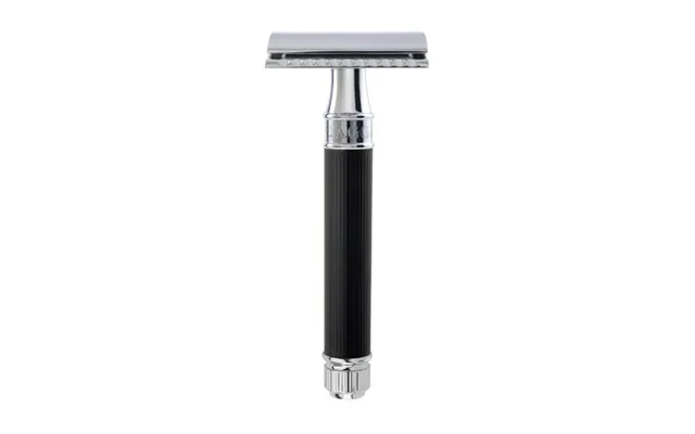Edwin Jagger Rubber Coated De Safety Razor Black product image