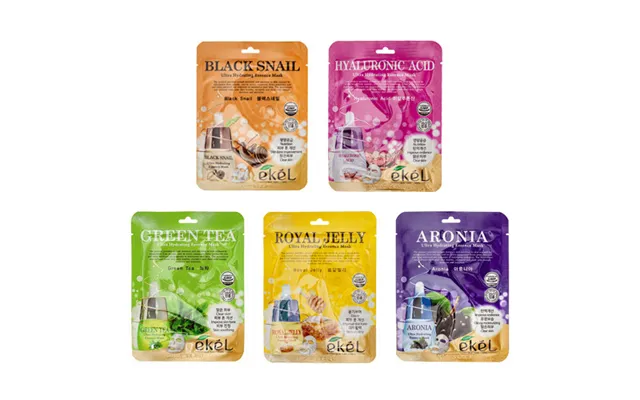 Ekel Ultra Hydrating Essence Facial Sheet Mask Set