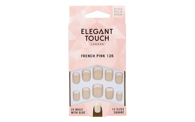Elegant Touch French Pink 126 Square Nails Gift Set product image