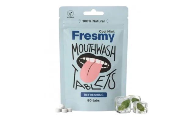 Fresmy Cool Mint Mouthwash Tablets 80 Tabs product image