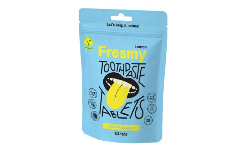 Fresmy Lemon Toothpaste Tablets 124 Tabs