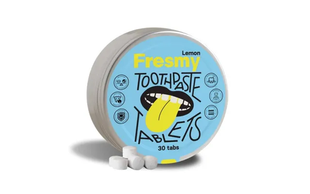 Fresmy Lemon Toothpaste Tablets 30 Tabs product image
