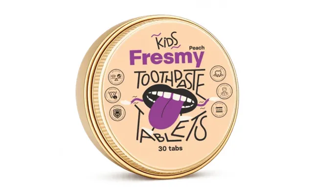 Fresmy Peach Toothpaste Tablets For Kids 30 Tabs product image