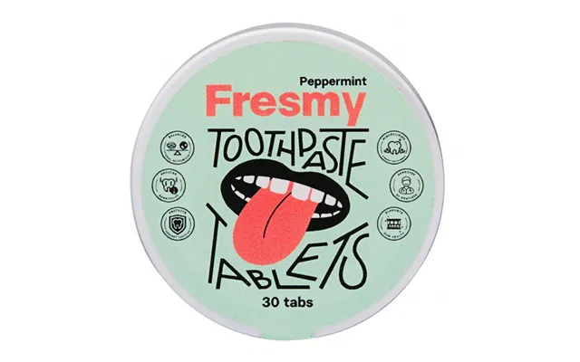 Fresmy Peppermint Toothpaste Tablets 30 Tabs product image