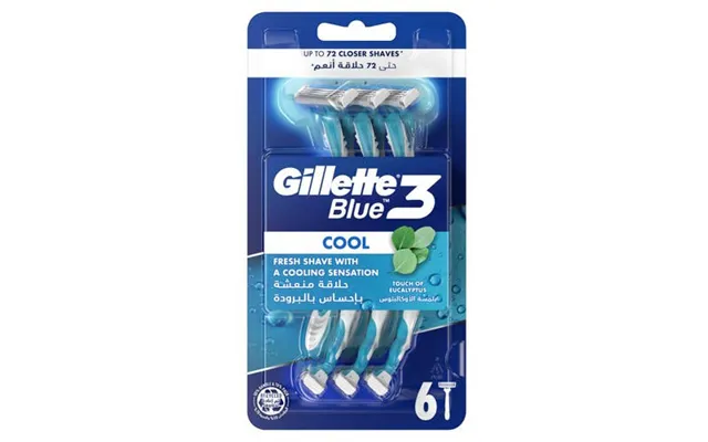 Gillette Blue 3 Cool Razors 6 Pcs