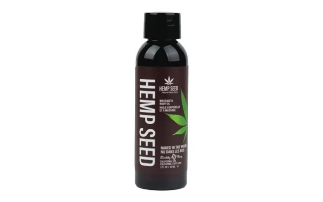 Hemp Seed Naked In The Woods Massage Oil 60ml product image