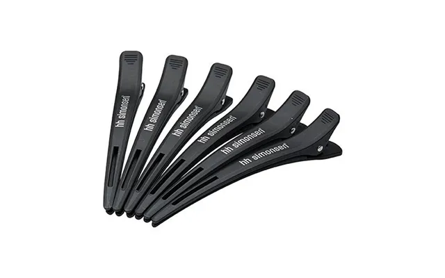Hh Simonsen Carbon Clips 6 Pcs. - Black Black product image