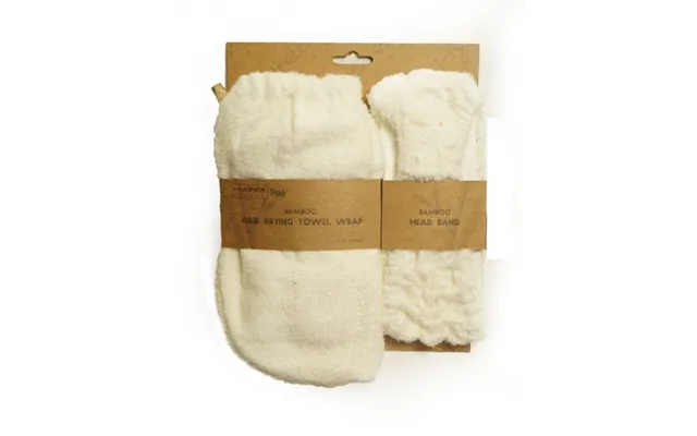 Hydrea London Hair Drying Towel Wrap And Head Band Duo Set Set product image