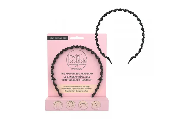 Invisibobble Hairhalo Black Sparkle Black Sparkle