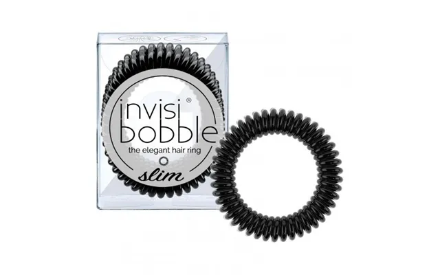 Invisibobble Slim The Elegant Hair Ring True Black product image