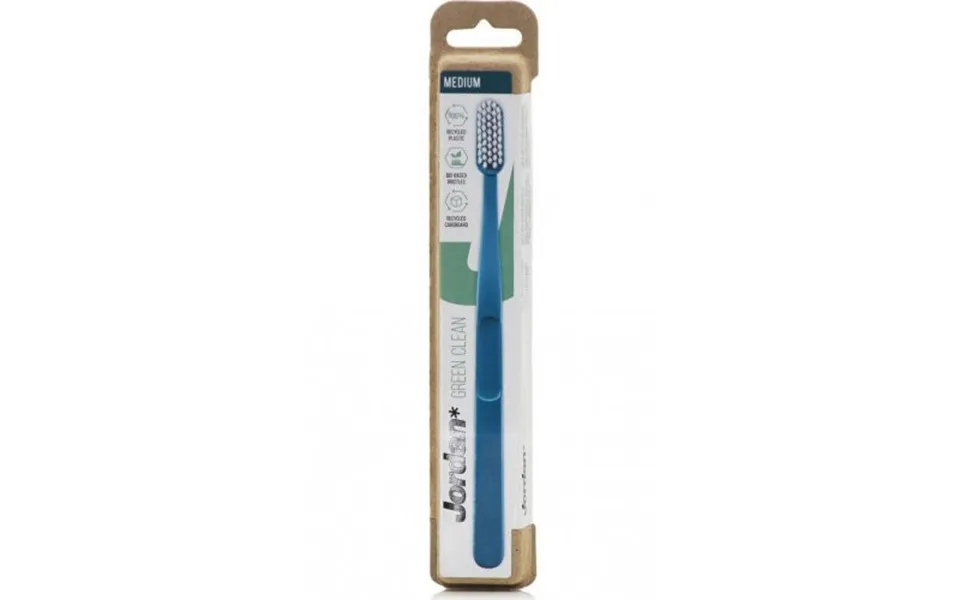 Jordan Green Clean Medium Toothbrush Blue