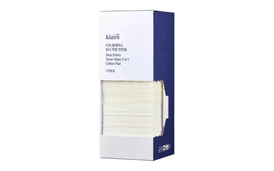 Klairs Toner Mate 2 In 1 Cotton Pad 120 Pcs.
