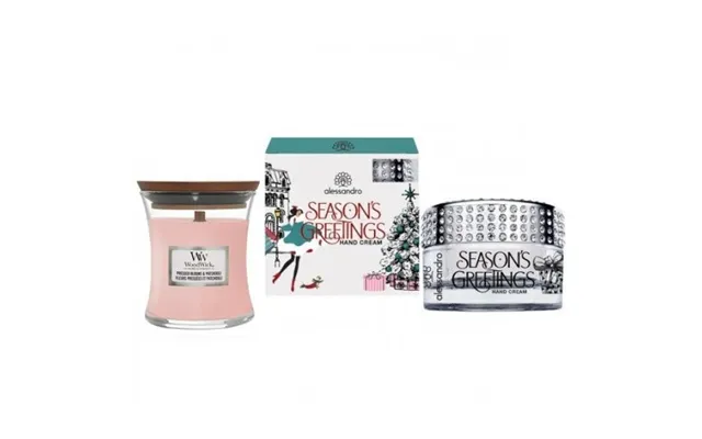 Klipshop Hand Cream And Candle Set Rosewood