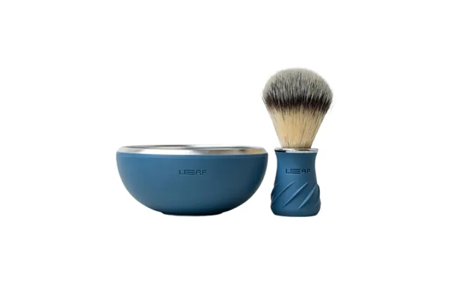 Leaf Shave Leaf Shave Shave Bowl & Brush Glacier
