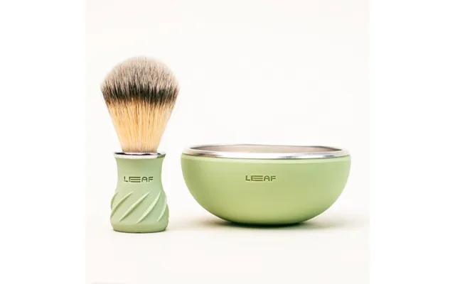 Leaf Shave Leaf Shave Shave Bowl & Brush Sage Green
