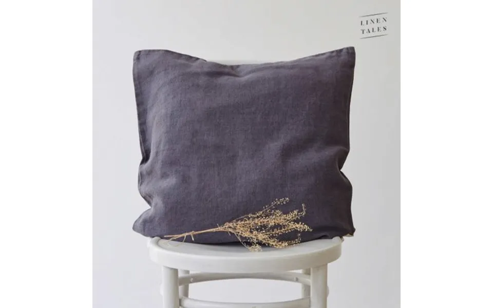 Linen Tales Linen Cushion Cover Dark Grey