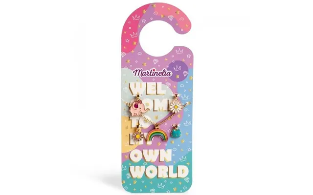Martinelia Kids Necklaces Set With Pendants Rainbow