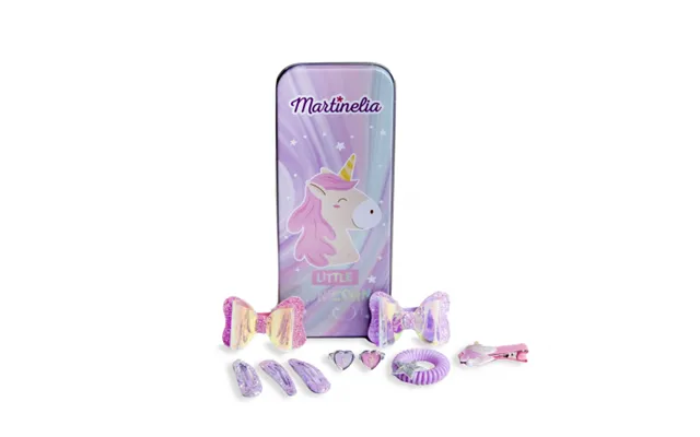 Martinelia Martinelia Tin Box Hair Accessory Set For Girls Unicorn