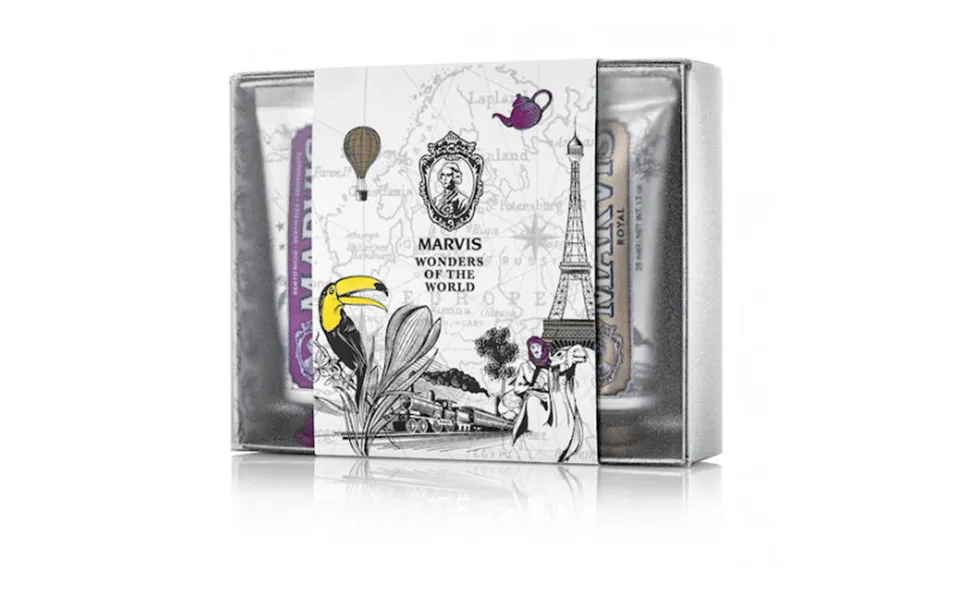 Marvis Wonders Of The World Collection Toothpaste Gift Set 3x25ml