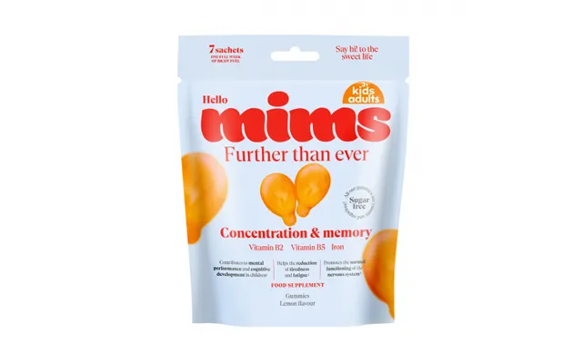 Mims Concentration & Memory Food Supplement Gummies 35 Pcs.