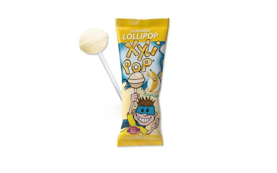 Miradent Xylipop Sugar-free Lollipop Banana