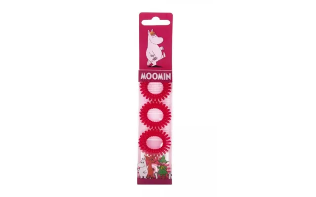 Moomin Hair Ring Red 4 Pcs product image