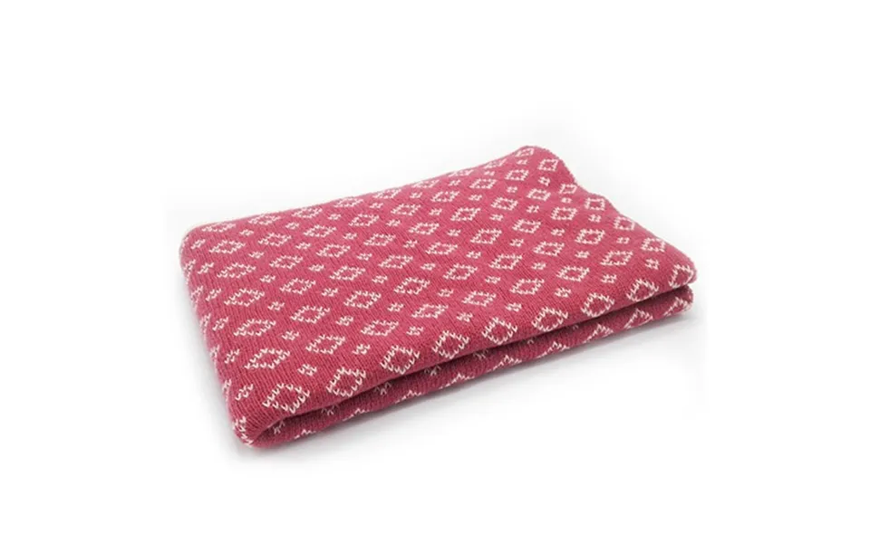 Nord Snow Chrystal Baby Merino Wool Blanket Red