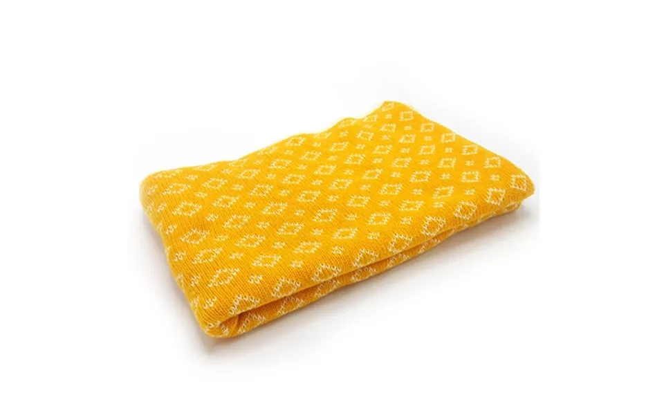 Nord Snow Chrystal Baby Merino Wool Blanket Yellow