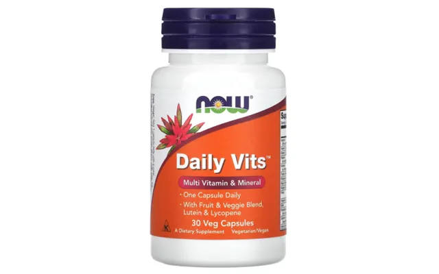 Now Foods Now Foods Daily Vits Multi Vitamin And Mineral Tablets 30 Caps