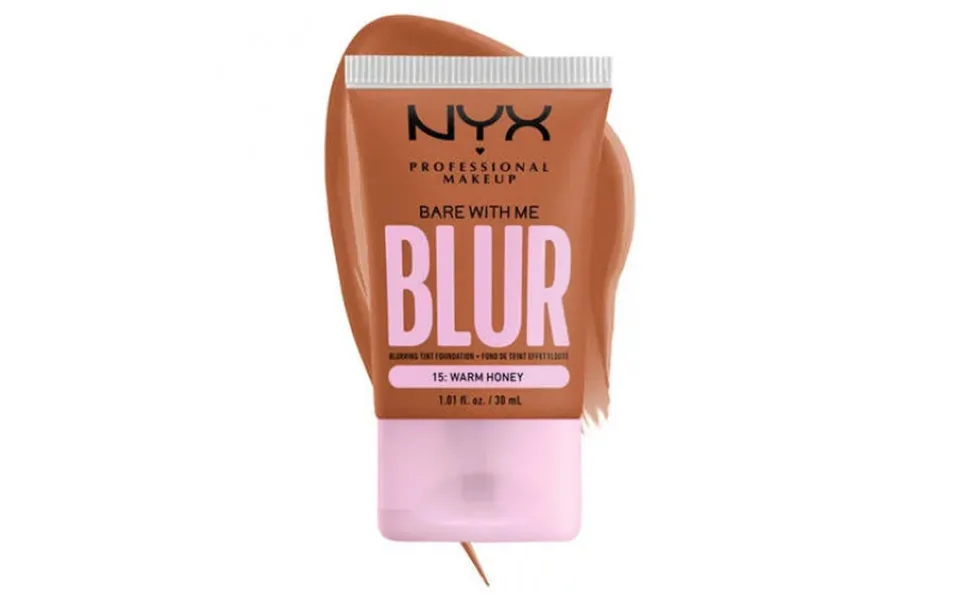 Nyx Professional Makeup Bare With Me Blur Tint Foundation 15 Warm Honey