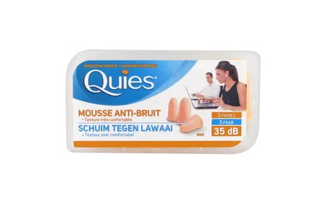 Quies Quies Anti Noise Foam Earplugs Neutral Sand