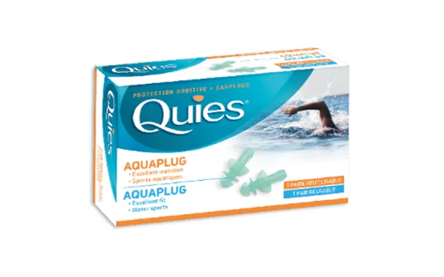 Quies Quies Aquaplug Earplugs For Swimmers 1 Paire