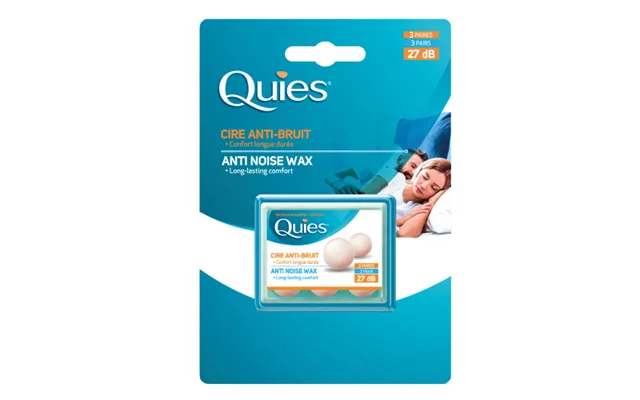 Quies Quies Protective Airplugs Made Of Cotton And Wax 3 Paires