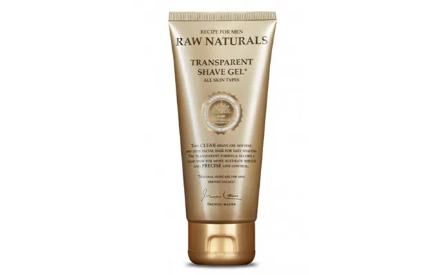Raw Naturals Transparent Shaving Gel 75ml product image