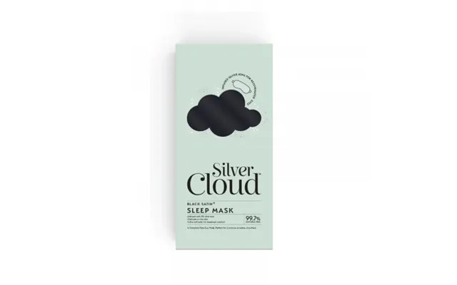 Silver Cloud Silver Cloud Black Satin Sleep Mask 1 Unit